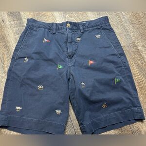 Polo Ralph Lauren Shorts Men's 30 Blue Chino Stretch Classic Fit Cotton LOGOS